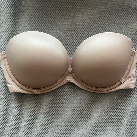 Victoria's Secret Nude Very Sexy Strapless Bra 32D - Picture 1 of 6